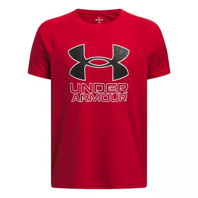 Boys 8-20 Under Armour Hybrid Print Tech Tee in Regular & Husky