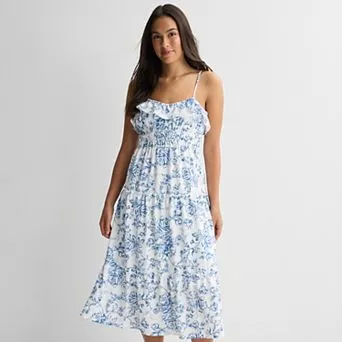 Juniors' Mary & Mo Americana Maxi Dress