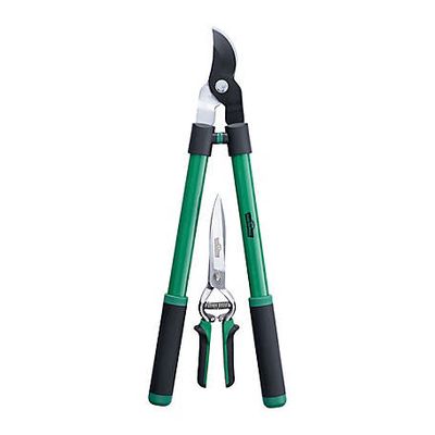 GroundWork 24 in. Bypass Lopper and Grass Shear Set