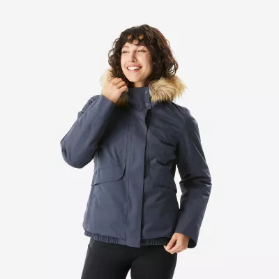 QUECHUA Winterjacke Damen Blouson warm bis -8°C wasserdicht Winterwandern - SH500