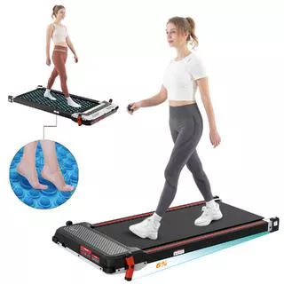 CITYSPORTS Tapis Roulant ad Angolo Fisso al 6%.ZX3,550 W,6,0 km/h,Cintura Massaggiante