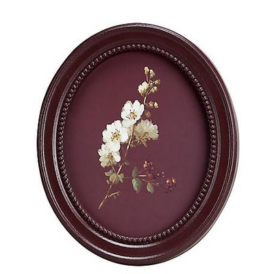 New! Red Shed 8 in. Flower Framed Art, Red