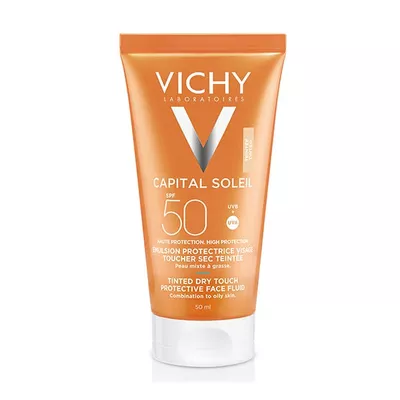 Idéal Soleil Tinted Mattifying Face Fluid Spf 50