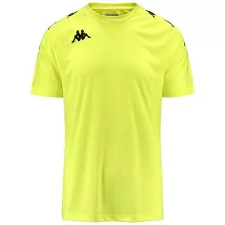 KAPPA t-shirt da uomo in poliestere verde da fitness