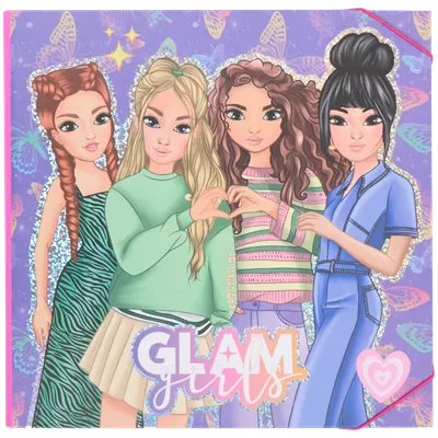 Kniha módních aktivit Glam Girls