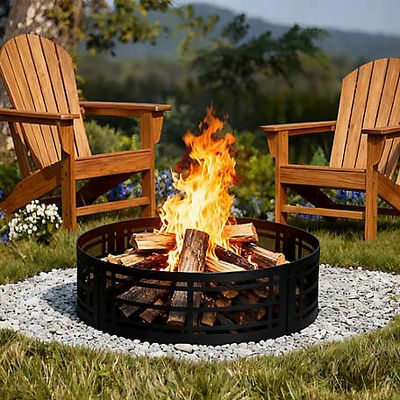 New!  Red Mountain Valley 36in. Lattice Fire Ring