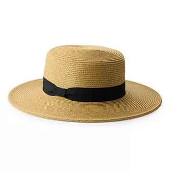 Women's Nine West Classic Straw Boater Hat