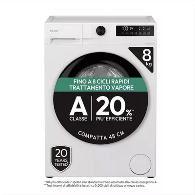 CANDY - Lavatrice GD 48SB6-S 8Kg Classe A-Bianco