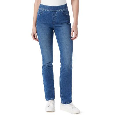 Women's Gloria Vanderbilt Amanda Pull-On Straight Jeans