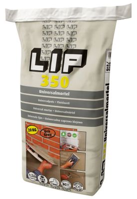 LIP 350, Universalmørtel, 20 kg, grå