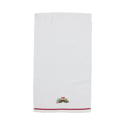 Christmas Embroidered Hand Towel Assorted