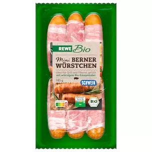 REWE Bio Mini Berner Würstchen Schwein...