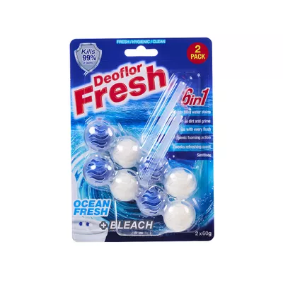 Deoflor Fresh 6-in-1 Cage Assorted 60g 2pk