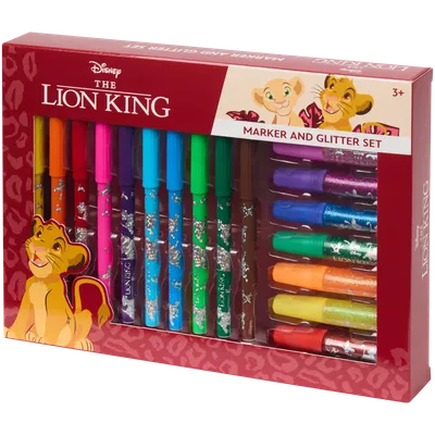 Fixy a třpytivé lepidlo