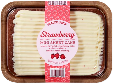 Strawberry Mini Sheet Cake