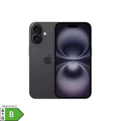Apple iPhone 16, 128GB, Schwarz, 5G, Smartphone NEU OVP