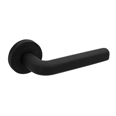 JUEGO MANIVELA CON ROSETA REDONDA NEGRO DOHA