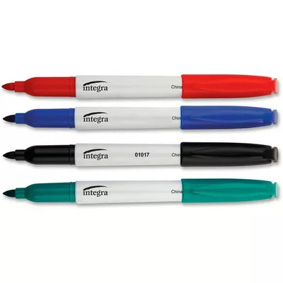 Integra, ITA01019, Bullet Tip Dry-erase Whiteboard Marker Set