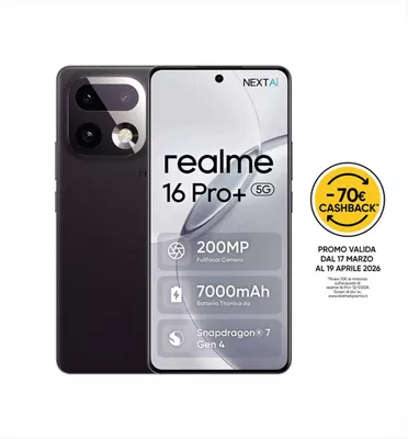 REALME - Smartphone REALME 16 PRO+ 5G (512GB 12GB)-Master Grey