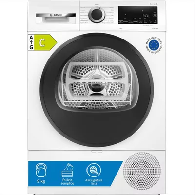 BOSCH - Asciugatrice Serie 6 WQG243D9IT 9Kg Classe C-Bianco