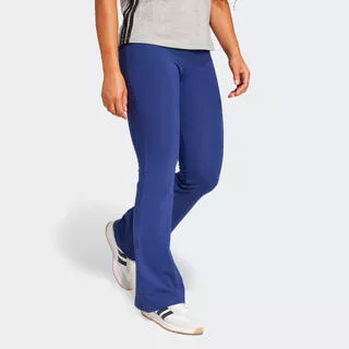 ADIDAS Leggings ADIDAS donna palestra modellanti cotone vita alta blu