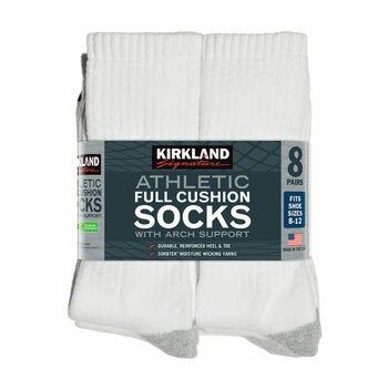 Kirkland Signature Men's Athletic Socks 8 Pack