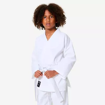 DECATHLON Judoanzug für Einsteiger Kinder – weiß