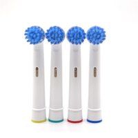 Vbatty 4pcs Electric Toothbrush Heads Replacement for Oral B Sensitive EBS-17A Oral Hygiene