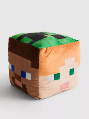 Cojín con forma de cubo de Minecraft