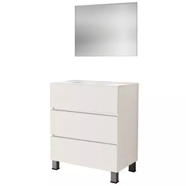 CONJUNTO MUEBLE DE BAÑO CENTRUM BLANCO 70,5X45CM