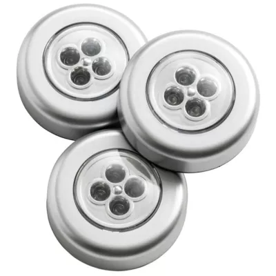 Batterilamper, 3 stk.