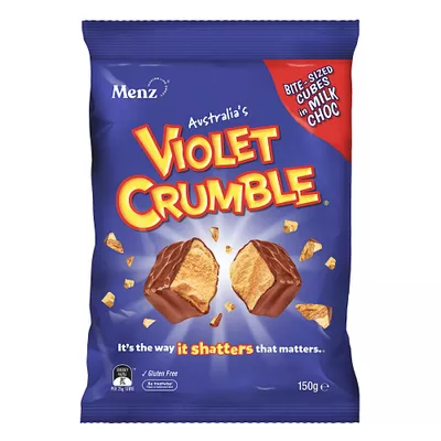 Violet Crumble Bites Bag 150g