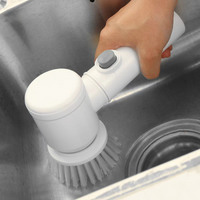 Wireless Electric Cleaning Brush USB Rechargeable Housework Kitchen Dishwashing Brush Bathtub Tile Professional Cleaning Brush