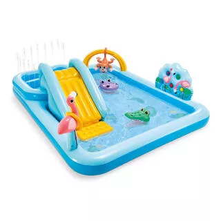INTEX Intex 57161NP - Play Center Avventure nella Giungla, 244x198x71 cm