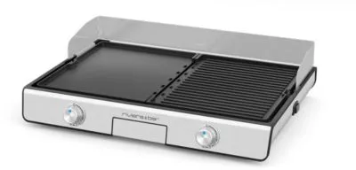 Plancha électrique RIVIERA ET BAR QPL530 réversible à poser, 45.5x28.5 cm