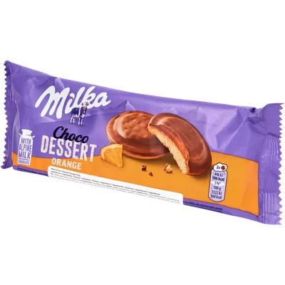 Čokoládový dezert Milka Orange