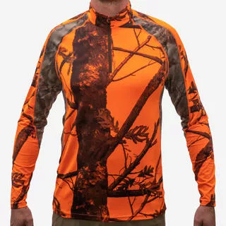 SOLOGNAC Maglia traspirante caccia FLUO 500 mimetica