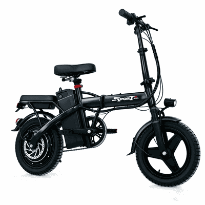 AZHAR 750W Foldable Electric Bike for Adults, 48V 10Ah 20 mph Removable Battery, 14