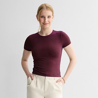 Juniors' SO® Short Sleeve Crewneck T-Shirt