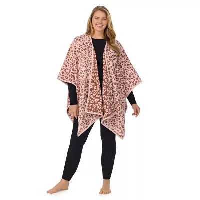 Plus Size Cuddl Duds® Cozy Plush Reversible Blanket Wrap