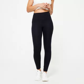 NYAMBA Leggings donna palestra modellanti traspiranti vita alta neri