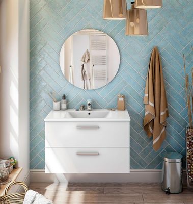 MUEBLE DE BAÑO NEXA BLANCO 80X45CM 2 CAJONES