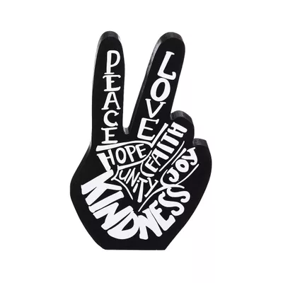 Tabletop Peace Sign