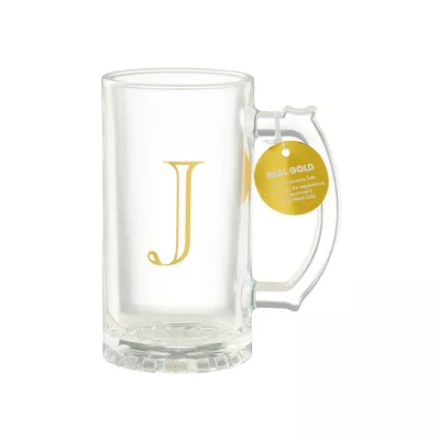 Monogram Beer Glass M/J/A