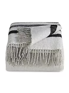 Sterling Stripe Wool Caribou Throw