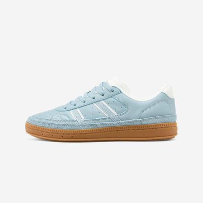 DECATHLON Sneaker Damen Leder - Player 80 blau