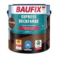 Baufix 2in1 Express Deckfarbe 2,5 L nussbraun