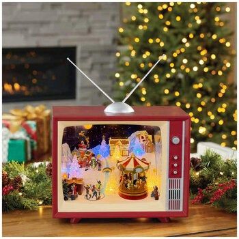Animated Retro TV with Music 45.7cm