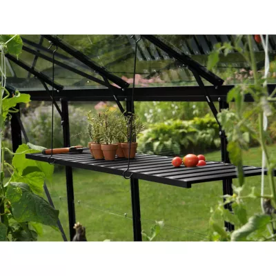 Vitavia, Foldehylde t/drivhus, sort, 120x29,5 cm