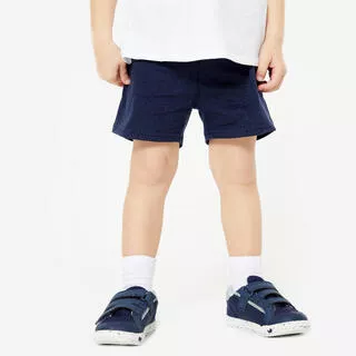 Pantaloncini bambino ginnastica regular fit cotone azzurri da 1 a 5/6 anni